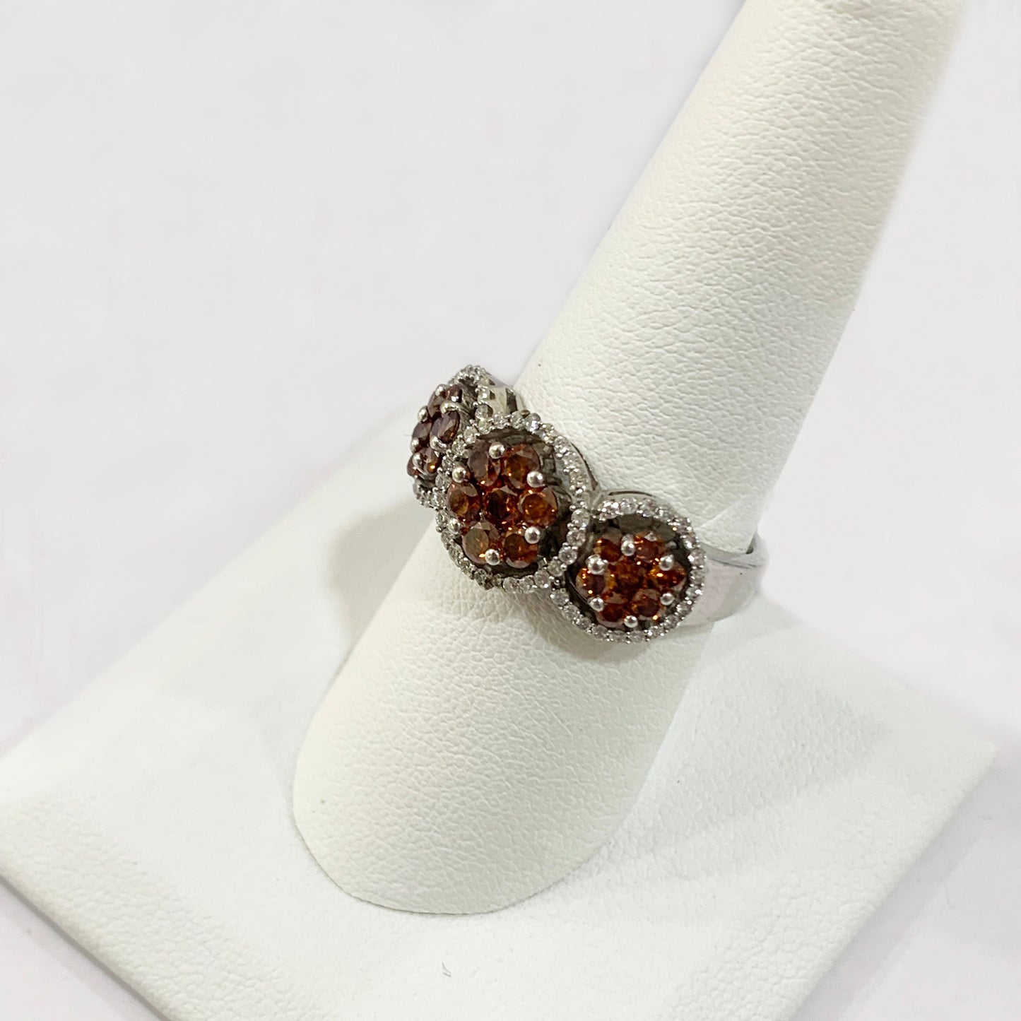 14k Rose Gold Brown Diamond Rings