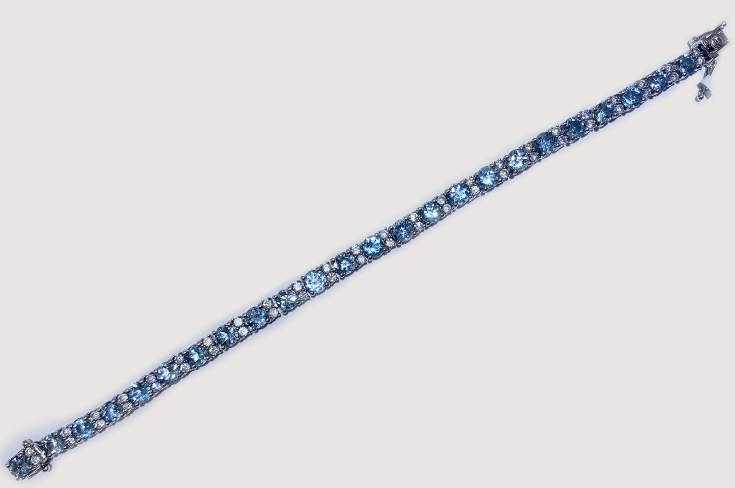 Sterling Silver Aquamarine Bracelet