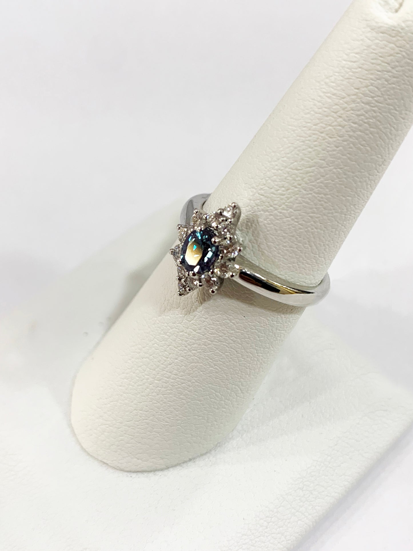 14k-Yellow Gold Alexandrite Ring
