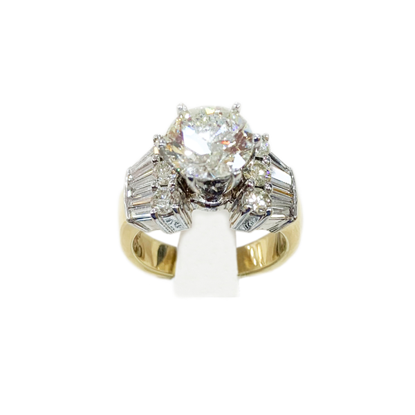 14k Yellow Gold Diamond Ring
