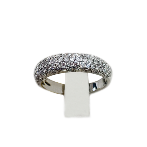 14k White Gold Diamond Ring