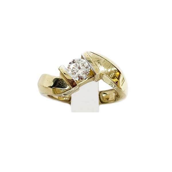 14k Yellow Gold Diamond Ring
