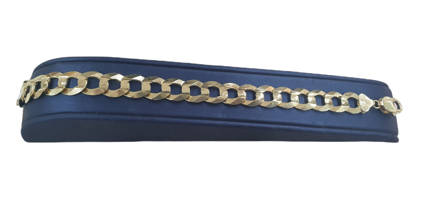 14k Yellow Gold Mens Bracelet