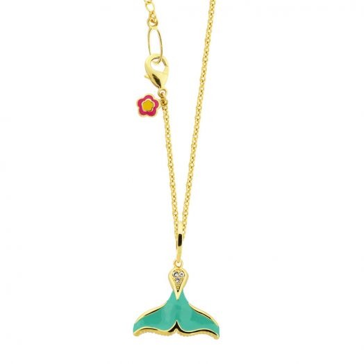Lauren G Adams EAU SEA WHALE TAIL PENDANT NECKLACE
