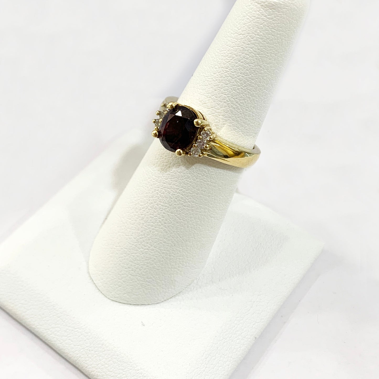 14k Rose Gold Brown Diamond Ring