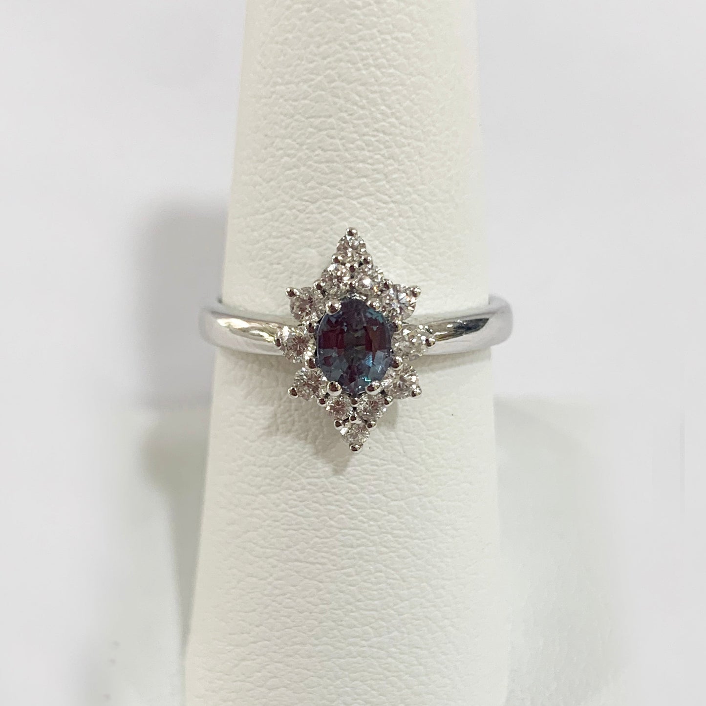 14k-Yellow Gold Alexandrite Ring