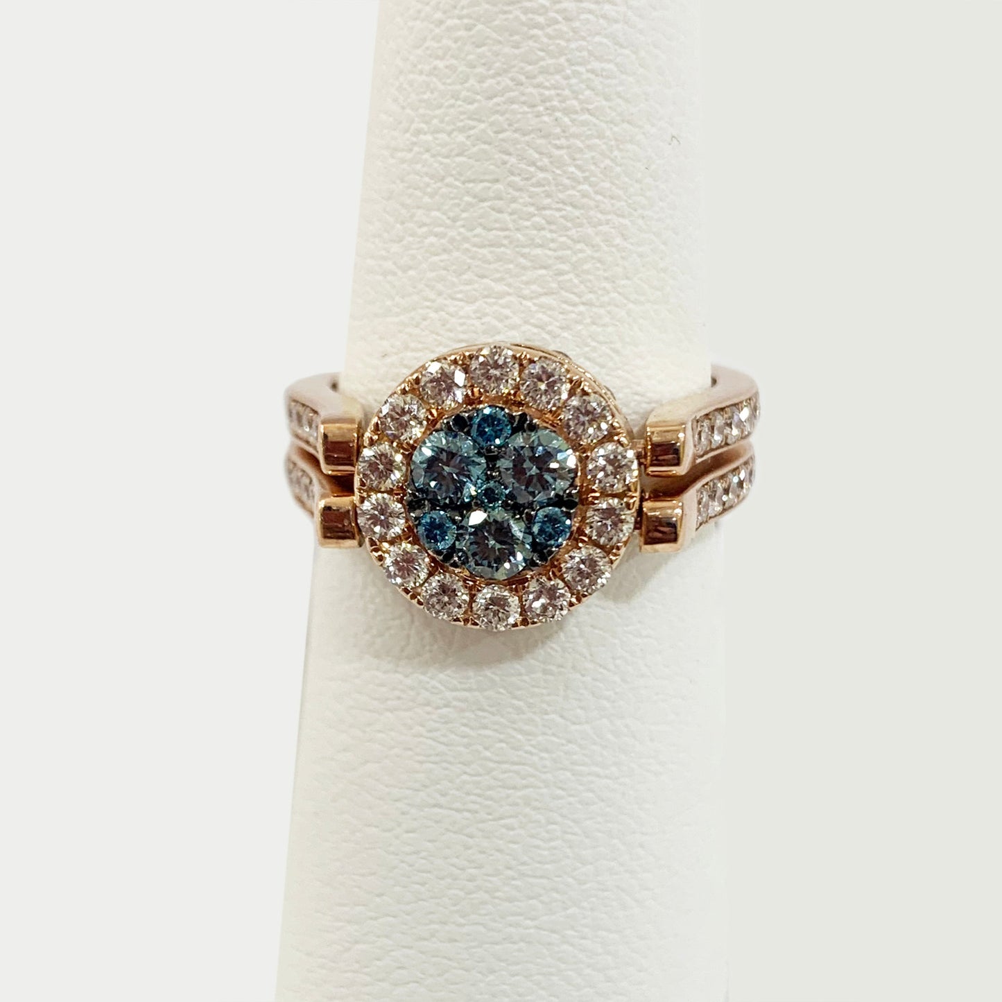 14k Rose Gold Brown Diamond Ring (LAB)
