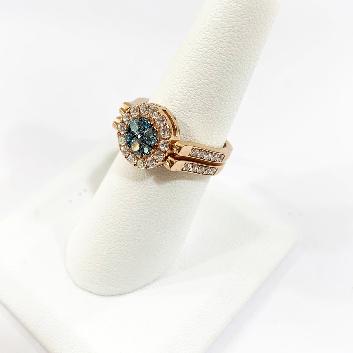 14k Rose Gold Brown Diamond Ring (LAB)