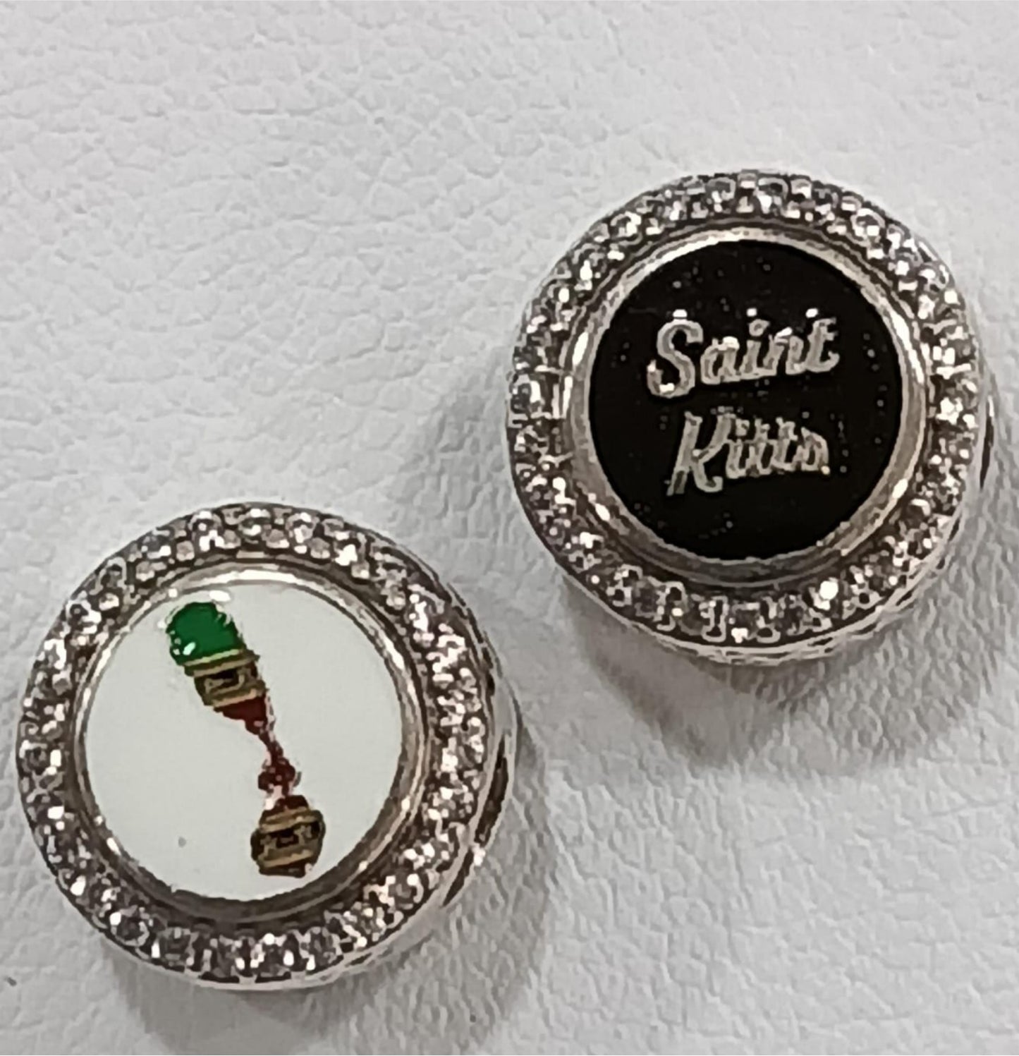 St. Kitts Map Charm