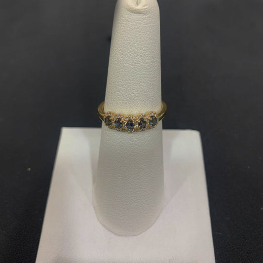 18k Yellow Gold Alexandrite Ring