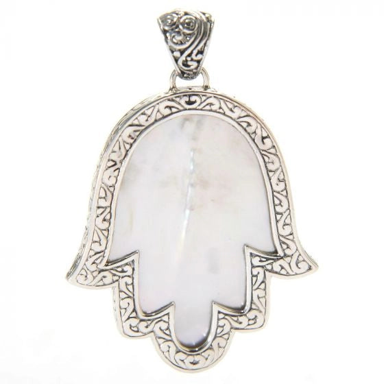 Hamsa Reef Pendant-Mother Of Pearl