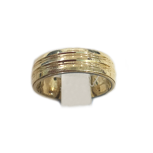 14k Yellow Gold Mens Band