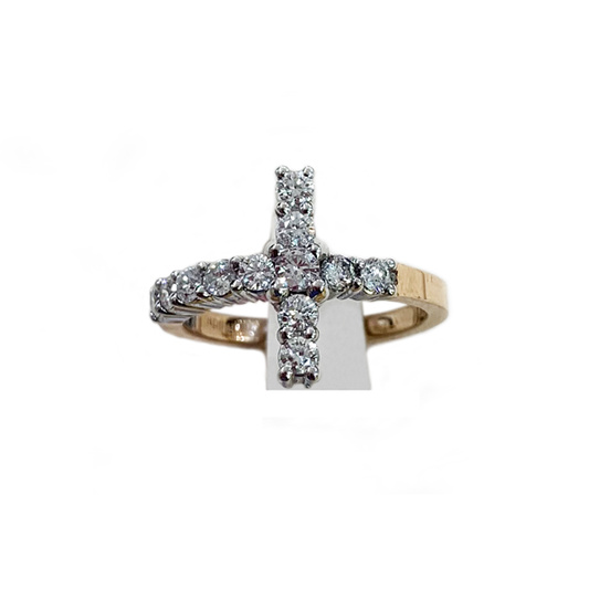 14k Rose Gold Diamond Ring