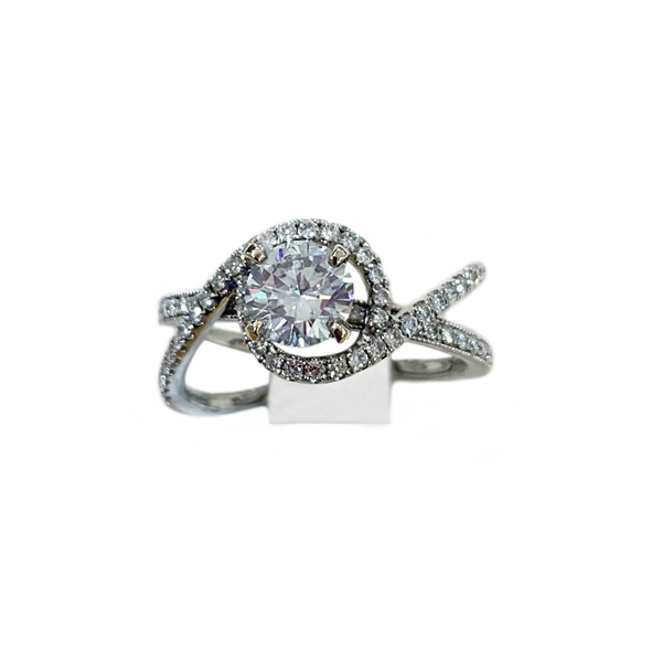 18k White Gold Diamond Ring