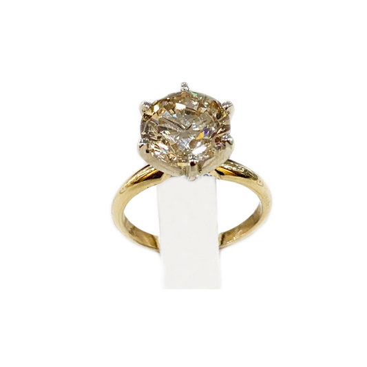 14k Yellow Gold Diamond Ring