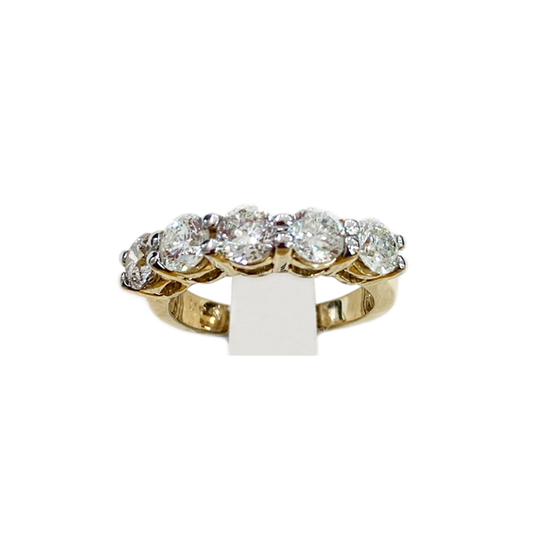 14k Yellow Gold Diamond Ring