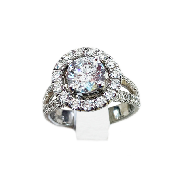 14k White Gold Diamond Ring