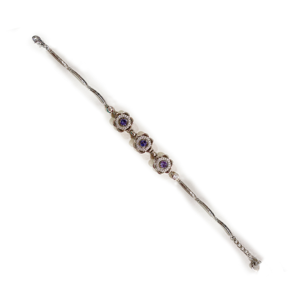 Sterling Silver Tanzanite Bracelet