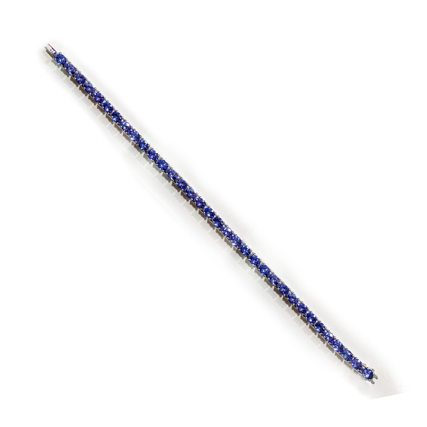 Sterling Silver Tanzanite Bracelet
