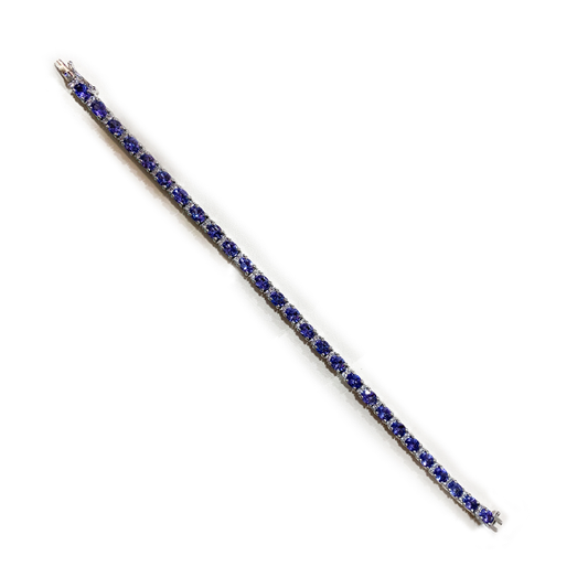 Sterling Silver Tanzanite Bracelet