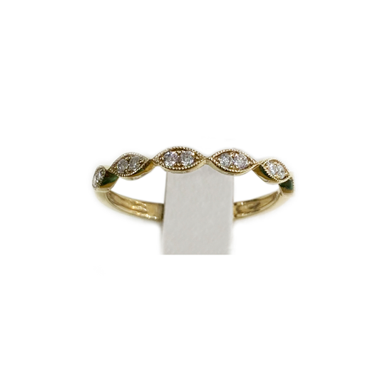 14k Yellow Gold Diamond Ring