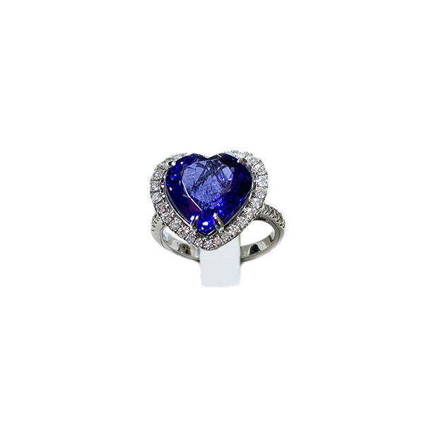 14k White Gold Tanzanite Ring