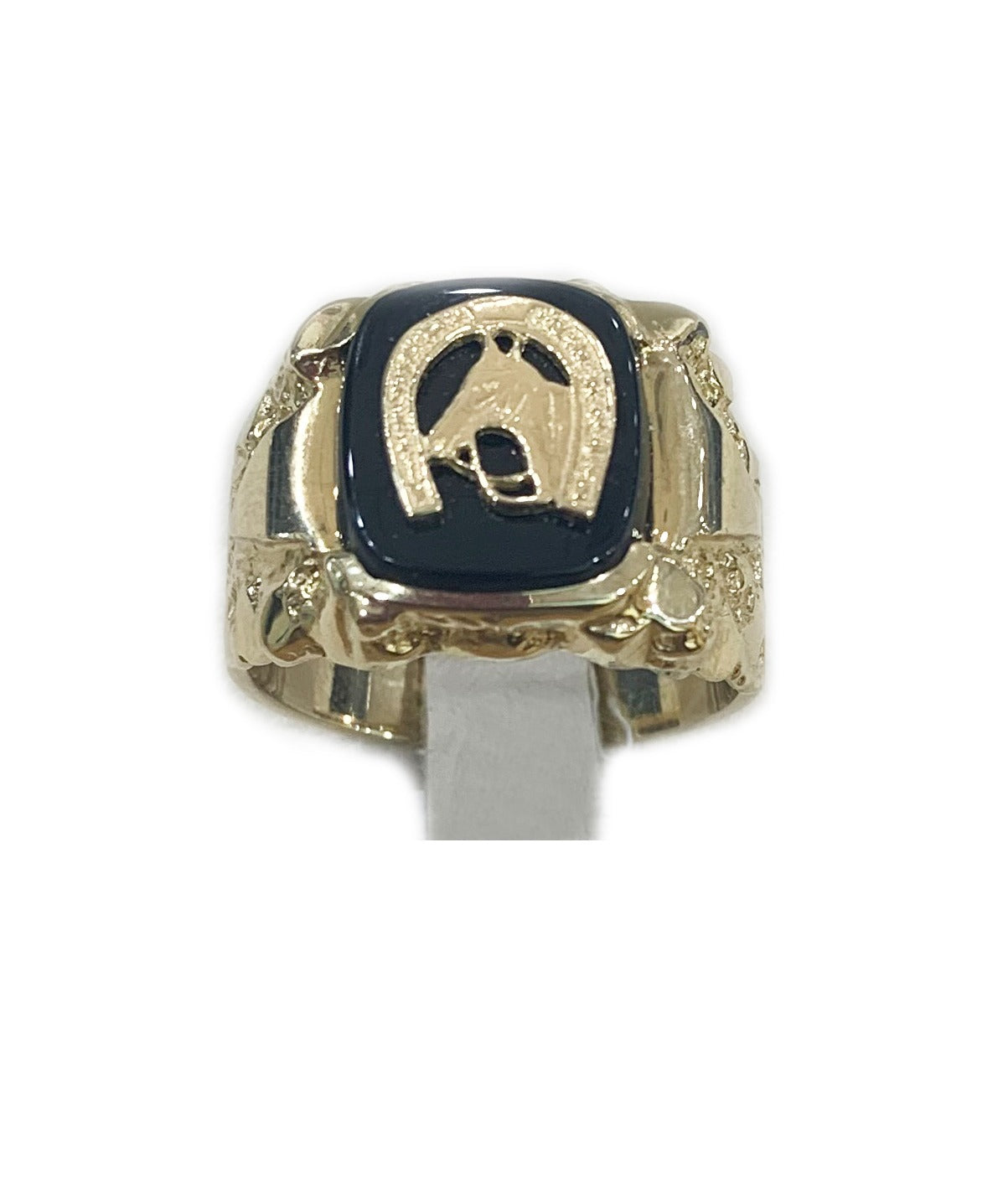 14k Yellow Gold Mens Ring