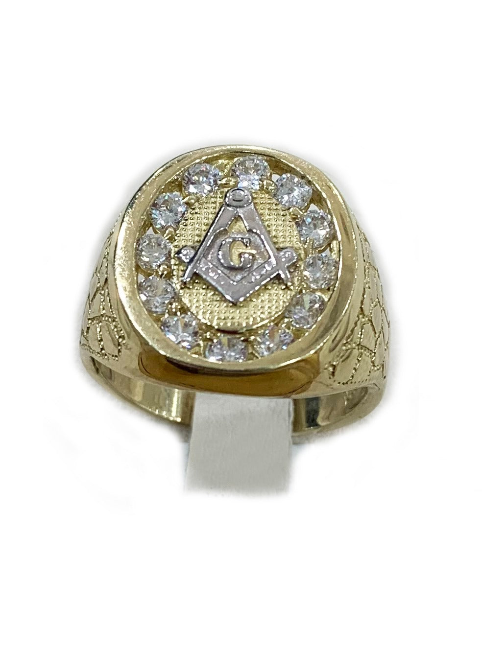 14k Yellow Gold Mens Ring