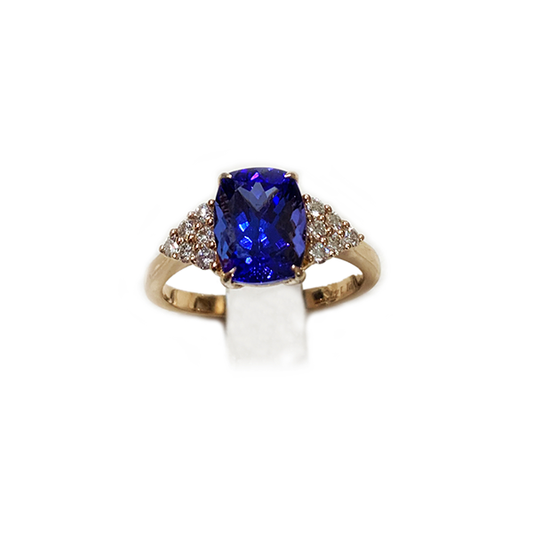 14k Rose Gold Tanzanite Ring