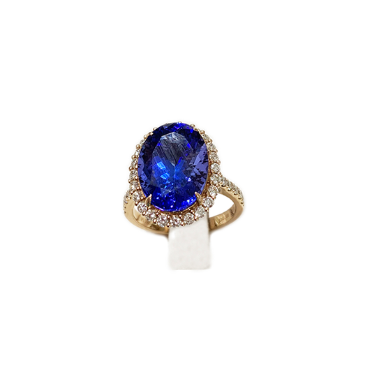 14k Rose Gold Tanzanite Ring