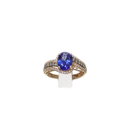 14k Rose Gold Tanzanite Ring