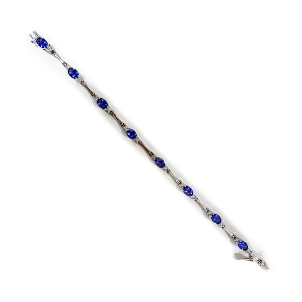 Sterling Silver Tanzanite Bracelet