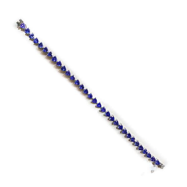 Sterling Silver Tanzanite Bracelet