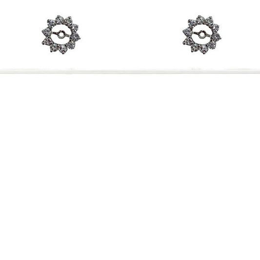 14k White Gold Diamond Jacket