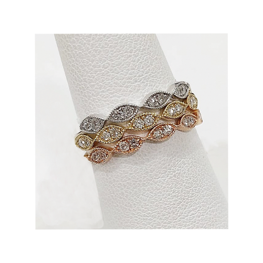 14k Gold Diamond Rings