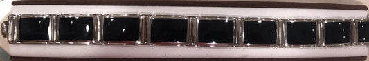 Sterling Silver Onyx Bracelet